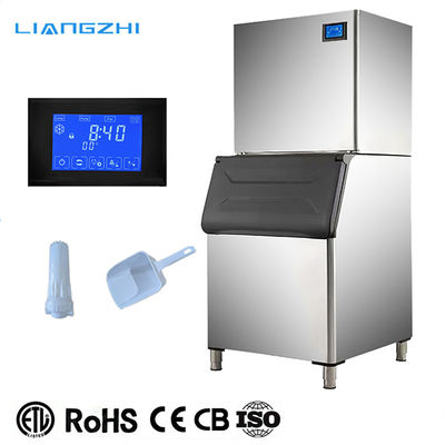 220kg Daily Split Granular Ice Maker LZ-500 전기 전류 4.5A를 가진 상업용 얼음