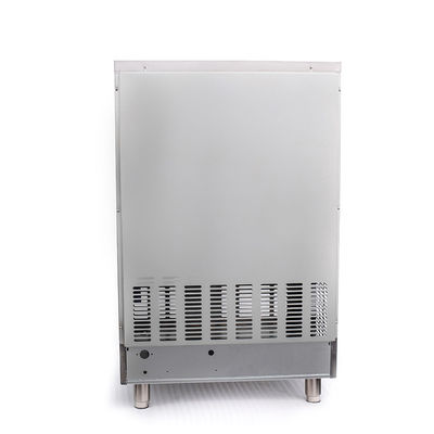 50kg 얼음 저장 용량 120kg 완전 자동 달 모양 반달 얼음 만드는 기계 680*690*1000