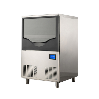 공간 절감 자동 반달 얼음 기계 50kg 얼음 저장 용량 R22 냉매