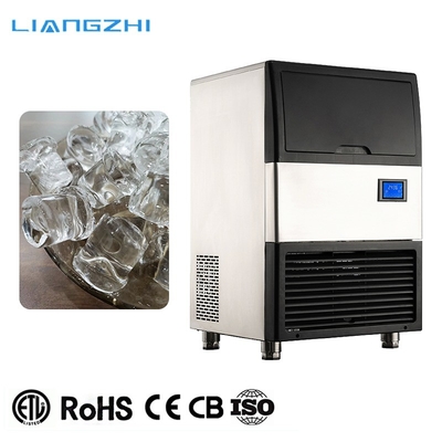 220V 48kg 500*500*785mm LZ-80 상업용 실린더형 얼음 기계