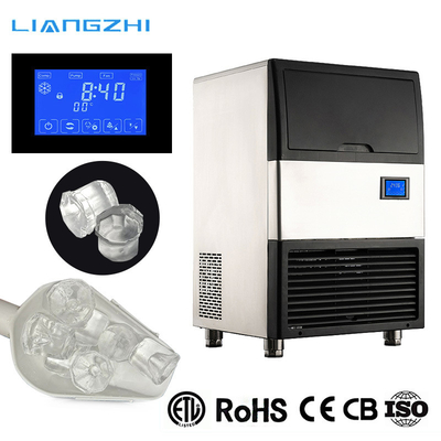 R22 냉매 36kg 24시간 LZ-80 상업용 고체 실린더 모양 얼음 기계 제조
