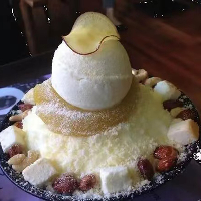 매일 68kg 얼음 저장 용량 경쟁력있는 Bingsu 얼음 면도 기계를 사용자 정의