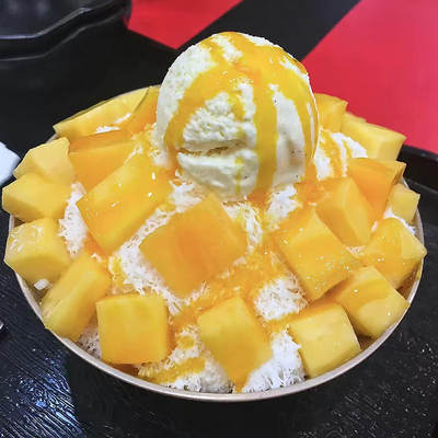 사용자 정의 Bingsu 220KG 얼음 눈 기계 배 즉시 당신의 가정 필요에
