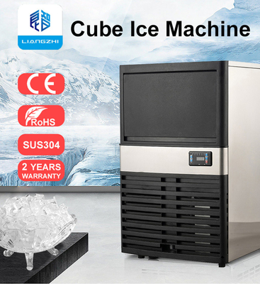 큰 용량 큐브 얼음 만드는 기계 30kg 얼음 저장 전기 전류 2.5A