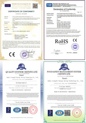 450kg 용량 LZ-1000 순수 음료 큐브 얼음 기계 물 냉각 기술