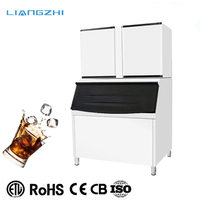380V 상업용 900kg 아이스큐브 제조 기계 1236*600*670mm, 1230*960*1230mm