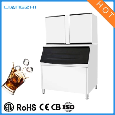 380V 상업용 900kg 아이스큐브 제조 기계 1236*600*670mm, 1230*960*1230mm